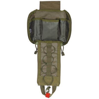 Étui pour équipement de premiers secours IFAK MOLLE VERT MFH 30630B 4