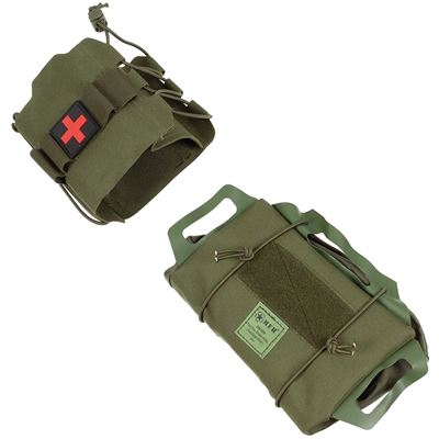 Étui Tactical IFAK pour équipement de premiers secours VERT MFH 30632B 3