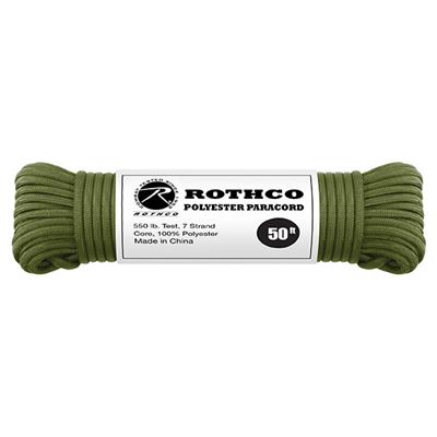 Cordon PARACORD polyester 550LB ø 4 mm / 15 m VERT