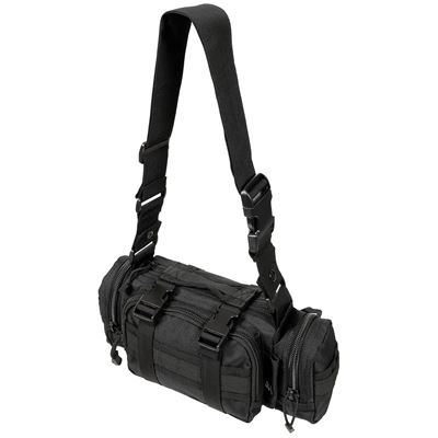 Sac à dos tactique multifonctionnel UNI avec sangle NOIR MFH 30703A 3