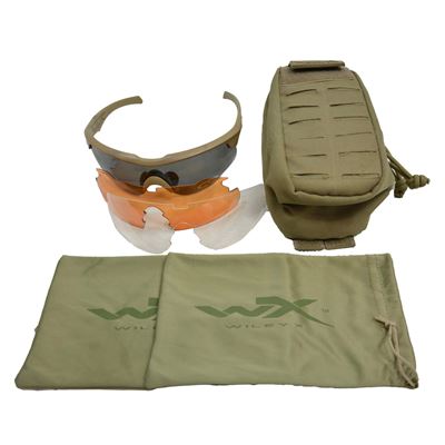 Lunettes SABER ADVANCED, lot de 3 verres TAN, monture avec étui, d'occasion