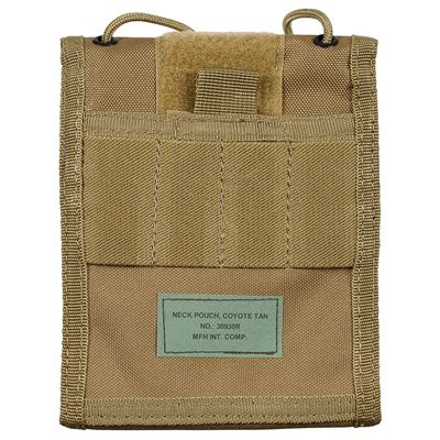 Portefeuille ID CASE avec cordon COYOTE BROWN MFH 30930R 3