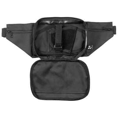 Sac banane SECURITY avec étui pour pistolet NOIR MFH 30975A 3