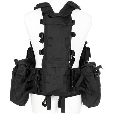 Gilet tactique à 12 poches NOIR MFH 30993A 3