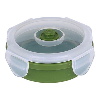 Gobelet pliable avec couvercle VERT FOSCO 311051 2