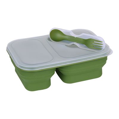 Boîte à repas LUNCHBOX pliable VERTE