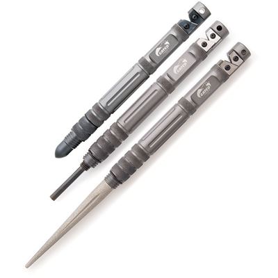 Kubotan GATCO SCEPTER 2.0 avec pierre à aiguiser et silex GATCO 50015 2