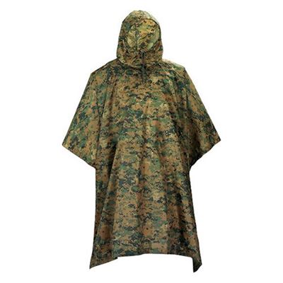 Poncho US MILITARY rip-stop DIGITAL WOODLAND