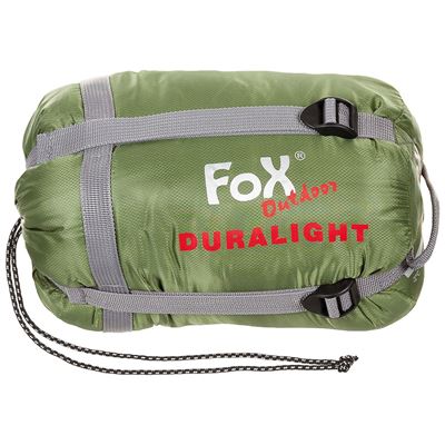 Sac de couchage DURALIGHT VERT-NOIR FOX Outdoor 31512M 2