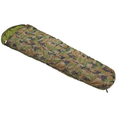 Sac de couchage momie double couche camouflage WOODLAND