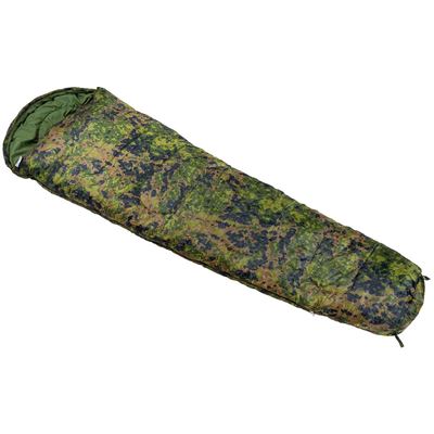 Sac de couchage momie double couche camouflage finlandais M05 tarn