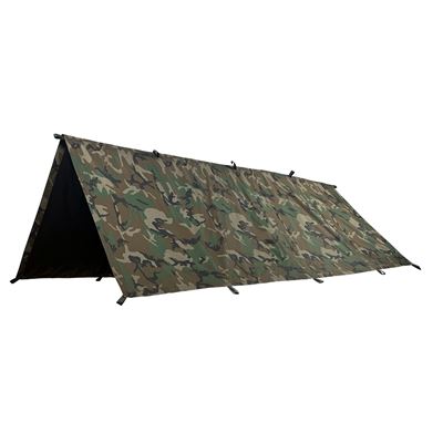 Bâche TARP de bivouac 220 x 250 cm IRR WOODLAND
