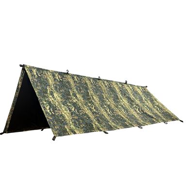 Bâche de bivouac 280 x 300 cm BW SpezKr IRR M-2017 Tarnanzug Neu