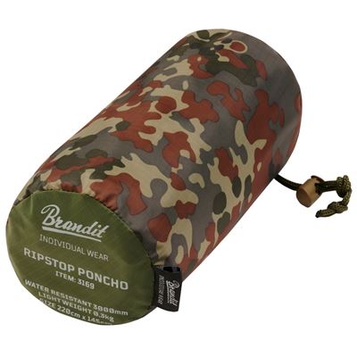 Poncho rip-stop avec housse FLECKTARN BRANDIT 3169-14 3