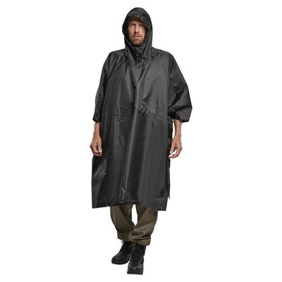 Poncho rip-stop avec housse NOIR BRANDIT 3169-2 3