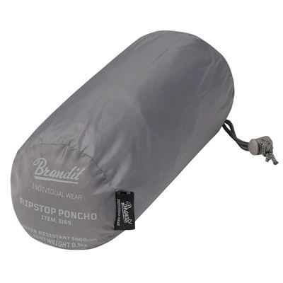 Poncho rip-stop avec housse GRIS BRANDIT 3169-5 3