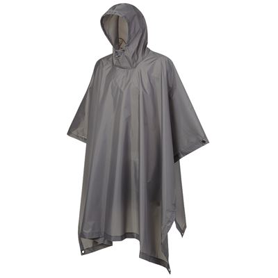 Poncho rip-stop avec housse GRIS