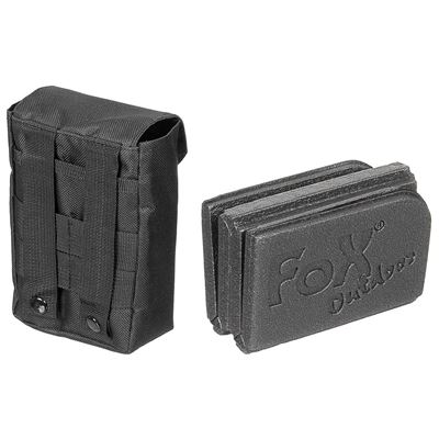 Coussin THERMAL pliable avec étui MOLLE NOIR FOX Outdoor 31788A 2