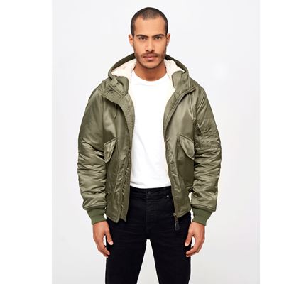 Veste pilote CWU isolante avec capuche VERTE BRANDIT 3188-1 4