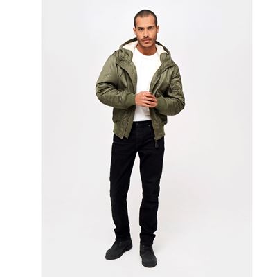 Veste pilote CWU isolante avec capuche VERTE BRANDIT 3188-1 3