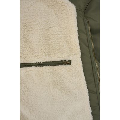 Veste pilote CWU isolante avec capuche VERTE BRANDIT 3188-1 5