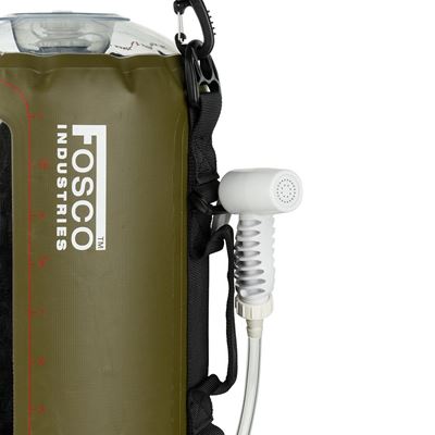 Douche solaire OUTDOOR 12 litres avec pompe VERTE FOSCO 319451GR 7