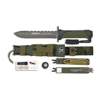 Couteau de survie K25 THUNDER II CAMO/OLIV