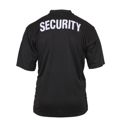 Polo à col SECURITY manches courtes séchage rapide NOIR ROTHCO 3216 2