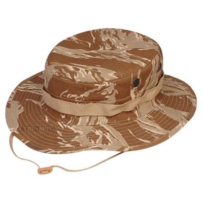 Chapeau BOONIE en coton TIGER STRIPE DESERT