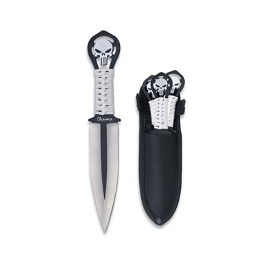 Couteau de lancer SKULL, lot de 3 pièces