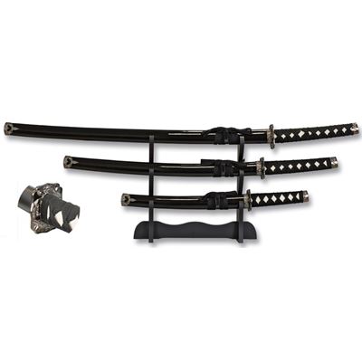Katana SET 3 pièces avec support