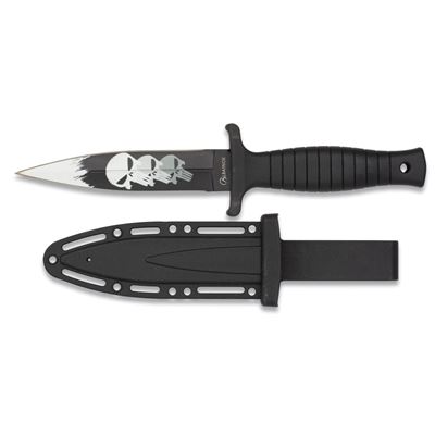 Couteau poignard 3D SKULLS avec étui