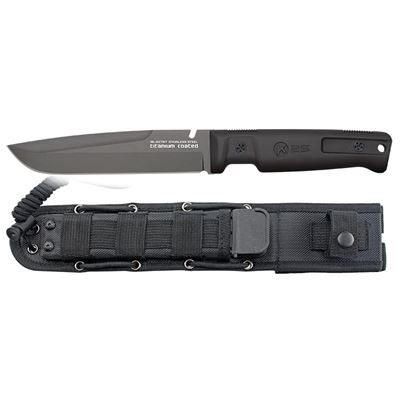 Couteau à lame fixe 32757 avec étui NOIR