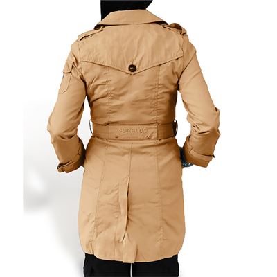 Manteau TRENCHCOAT femme MARRON SURPLUS 33-3502-05 5