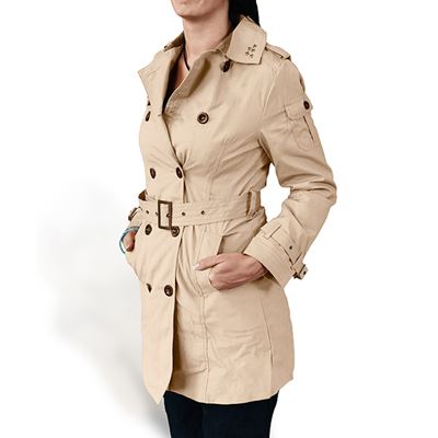 Manteau TRENCHCOAT femme KHAKI SURPLUS 33-3502-14 4