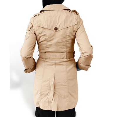 Manteau TRENCHCOAT femme KHAKI SURPLUS 33-3502-14 5