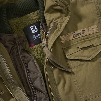 Veste femme M65 GIANT VERTE BRANDIT 33117-1 2