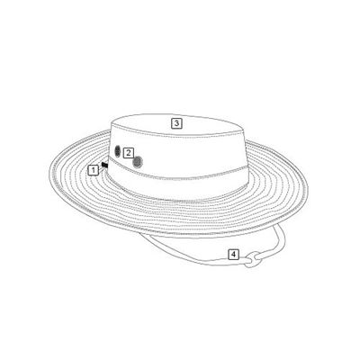 Chapeau BOONIE GEN 2 ajustable DESERT DIGITAL rip-stop TRU-SPEC 3316000 2