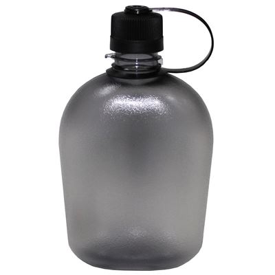 Bouteille en plastique transparent US GEN II 1 L NOIR