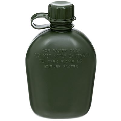 Bouteille en plastique US 1 L VERTE