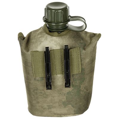 Bouteille de campagne US housse en nylon 1L HDT-camo FG MFH 33223E 2
