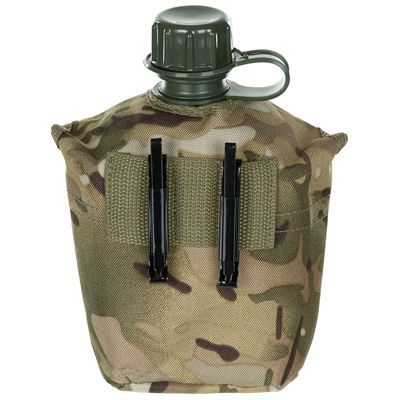 Bouteille de campagne US avec housse en nylon 1 L OPERATION CAMO MFH 33223X 2