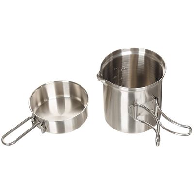 Set de tasse et poêle pour cuisiner en plein air INOX FOX Outdoor 33310 2