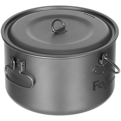 Casserole FOX avec couvercle 1,95 l large TITANE