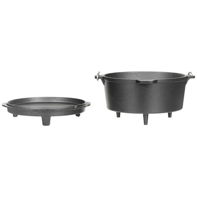 Marmite DUTCH OVEN en fonte 3,8 l NOIR MFH 33403B 4