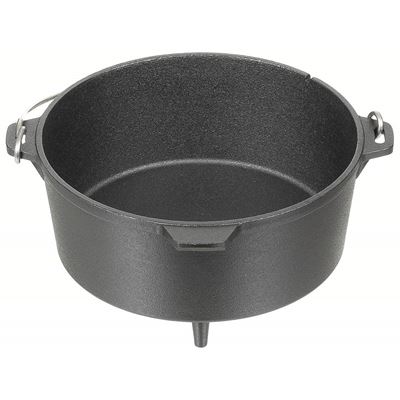 Marmite DUTCH OVEN en fonte 3,8 l NOIR MFH 33403B 2