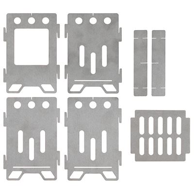 Réchaud de camping HOBO pliable petit « DŘÍVKÁČ » INOX FOX Outdoor 33692A 2