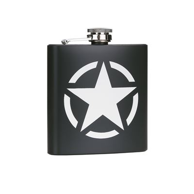 Flacon US ARMY STAR 170 ml ACIER INOXYDABLE