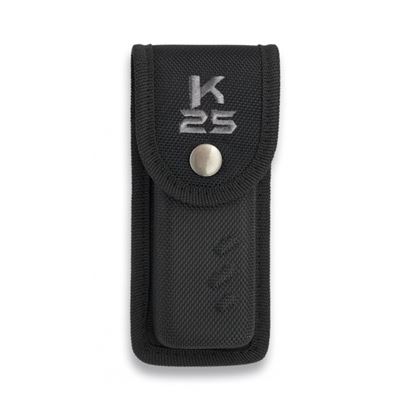 Étui K25 pour couteau pliant avec bouton-pression NOIR