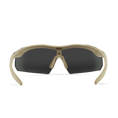 Lunettes de tir WX VAPOR, lot de 2 verres, monture TAN WILEY X 3511-W 3